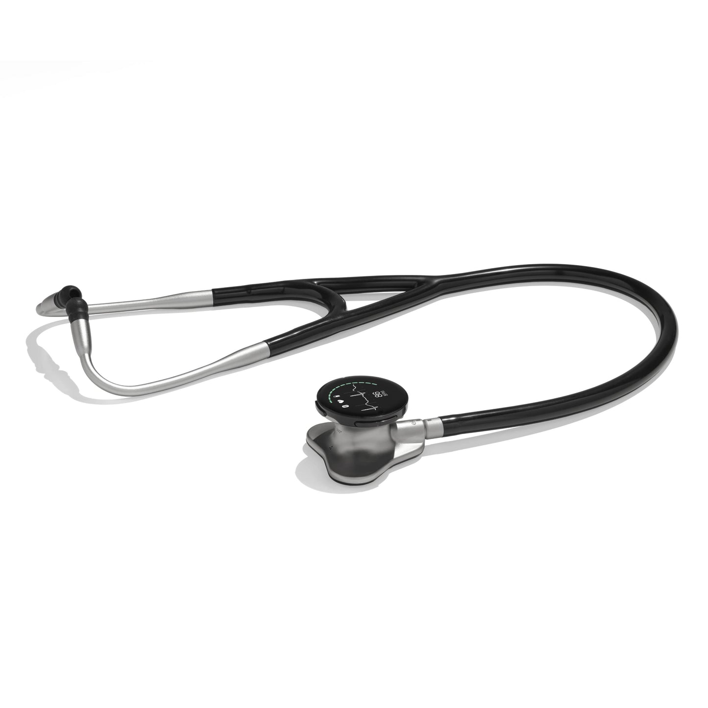 Eko Core 500 Digital Stethoscope - Black - ECG Stethoscope with Artificial Intelligence, Heart Sound Analysis, Bluetooth Enabled, Dual Head, Noise Cancelling