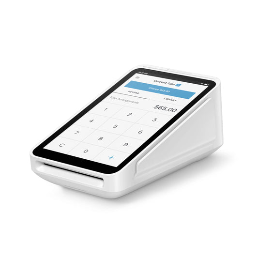 Square Terminal Credit Card Reader - White - Portable Payment Device, Contactless and Chip Reader, Built-In Receipt Printer, Mobile Payment Solution, Small Business